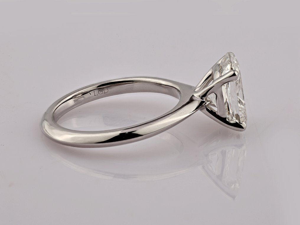 戒指 - 14K包金 白金 - 3.02ct. tw. 钻石 (实验室培育) #4.3