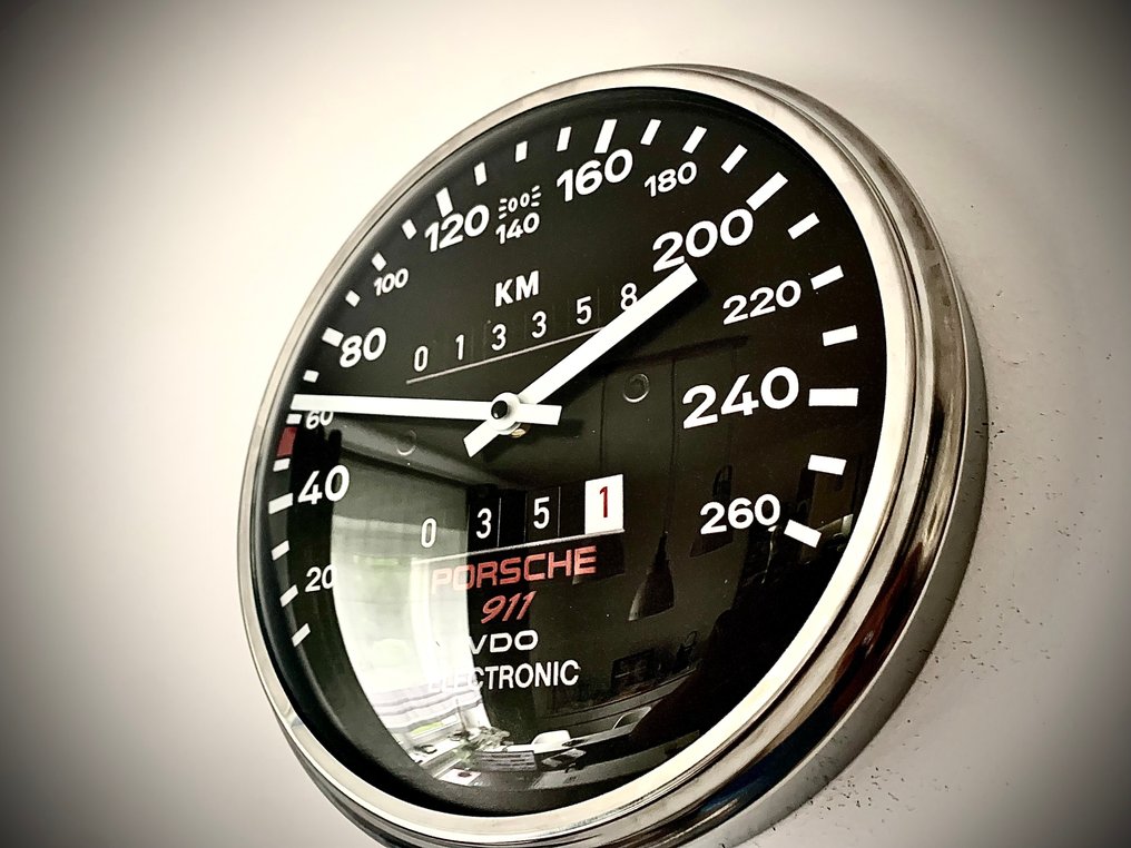 保时捷911 时速表墙钟 - LukanowskyArt -  現代的 玻璃, 金屬 - 2020+ - 保时捷911 #3.2