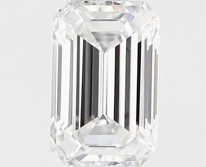 No Reserve Price - 1 pcs Diamond  (Natural)  - 0.35 ct - Emerald - E - IF - Gemological Institute of America (GIA) - *VG None* #1.0