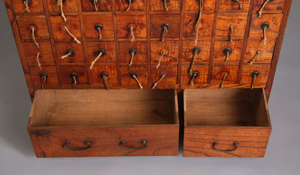 ντουλάπι φαρμακείου - Ξύλο Keayaki, Σίδερο - Ιαπωνία - Δεύτερο μισό της περιόδου Edo (πρώτο μισό του 19ου αιώνα). #2.1