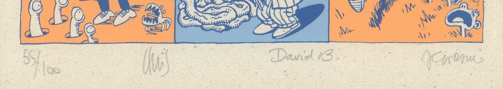 Trondheim, David B. et Menu - 1 Ex Libris - Approximate Continuum Comics - Le Nain Jaune - Mune Comix #2.1