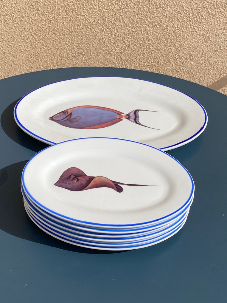 Chateau Valmont - Σετ δείπνου για 6 άτομα (7) - Πορσελάνη - Raro #1.0