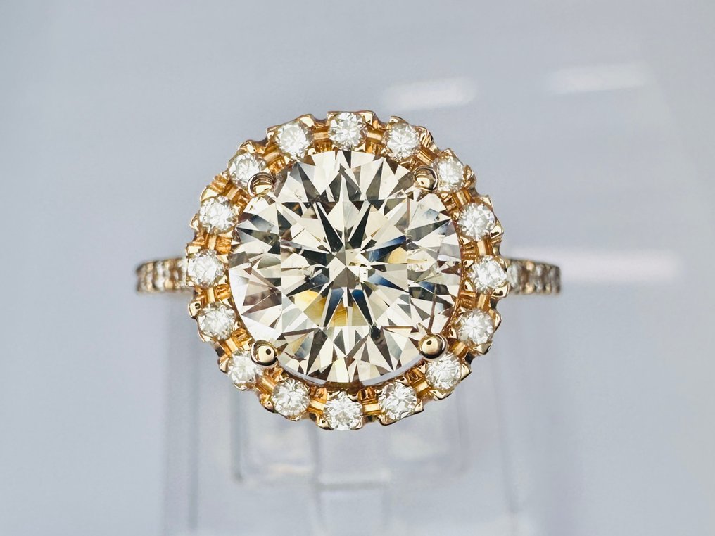 Δαχτυλίδι αρραβώνων - 18 καράτια Ροζ χρυσό -  2.08ct. tw. Διαμάντι (Φυσικό) - Διαμάντι - Φυσικοί διαμάντες #2.1