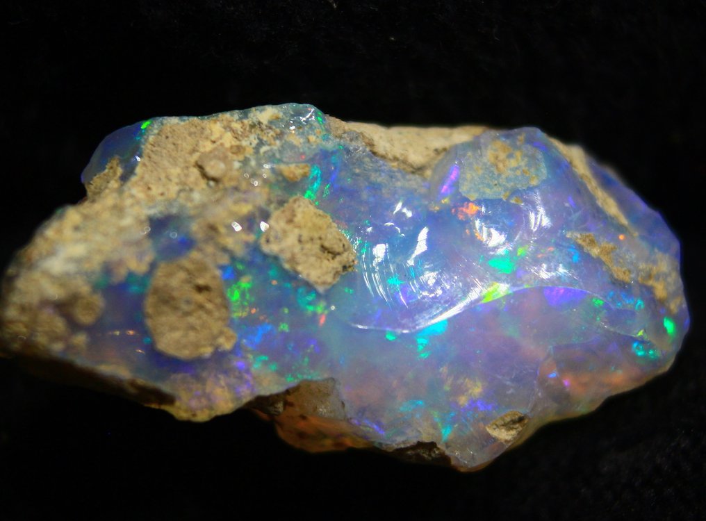 Δωρεάν αποστολή Ct. 9.60 Επιτραπέζιο Οπάλ υψηλής ποιότητας από την Αιθιοπία. Χωρίς ελάχιστη τιμή εκχώρησης - Ύψος: 23 mm - Πλάτος: 12 mm- 1.92 g #1.0