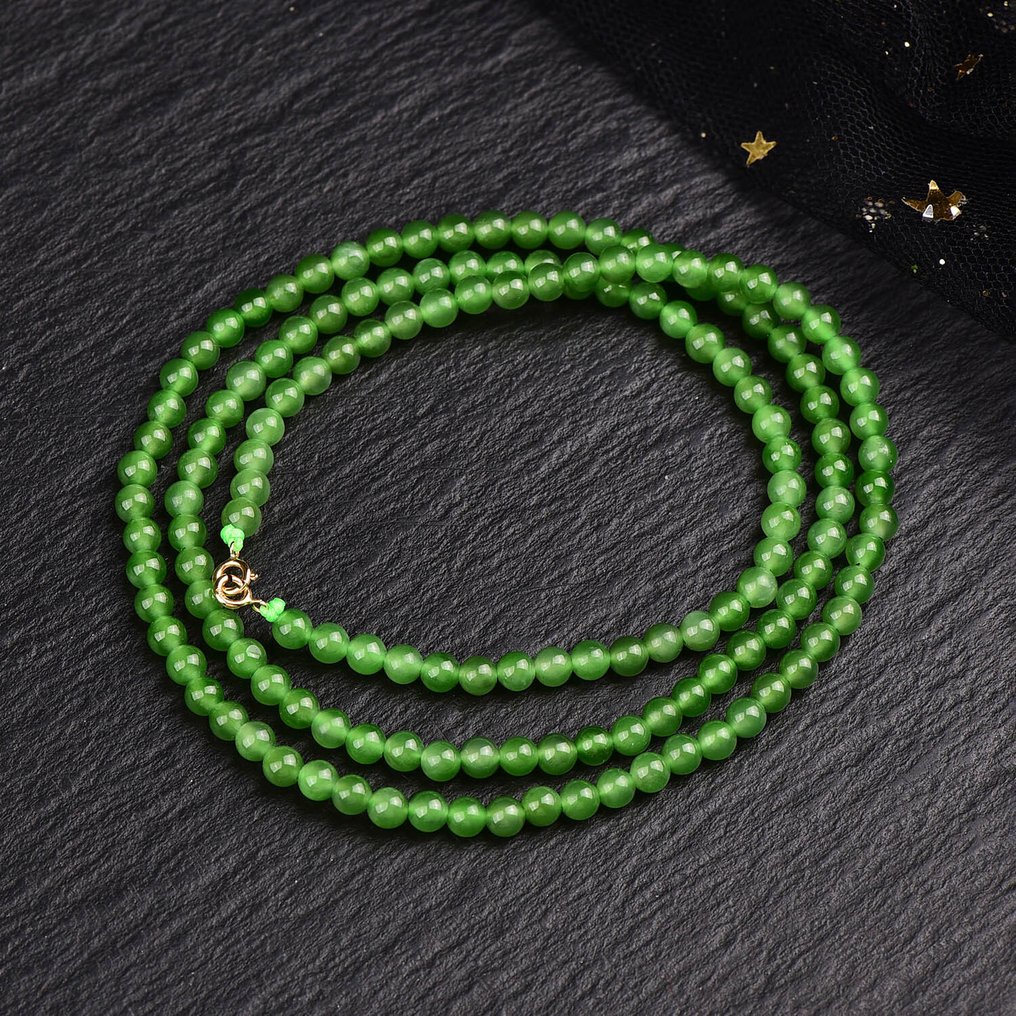 ALGT 认证 - 极为独特的天然软玉项链 艺术与自然优雅的巧妙融合- 13.82 g #3.2