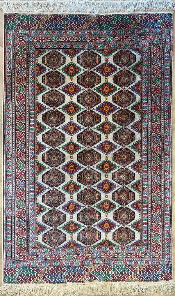 Afghansk nomadisk tæppe - håndknyttet - uld - farverigt tæppe - Tæppe - 178 cm - 112 cm #1.0