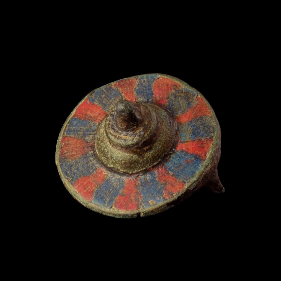 Romain antique Broche en émail / Fibule en émail #1.0