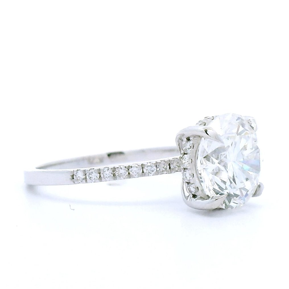 χωρίς τιμή ασφαλείας - Δαχτυλίδι - 18 καράτια Λευκός χρυσός -  3.26ct. tw. Διαμάντι (Εργαστηριακής καλλιέργειας) - Διαμάντι #4.3