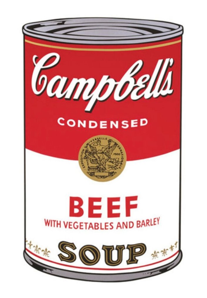 Andy Warhol - “Campbell's Soup I, (beef), 1968”. - Δεκαετία του 1960 #1.0