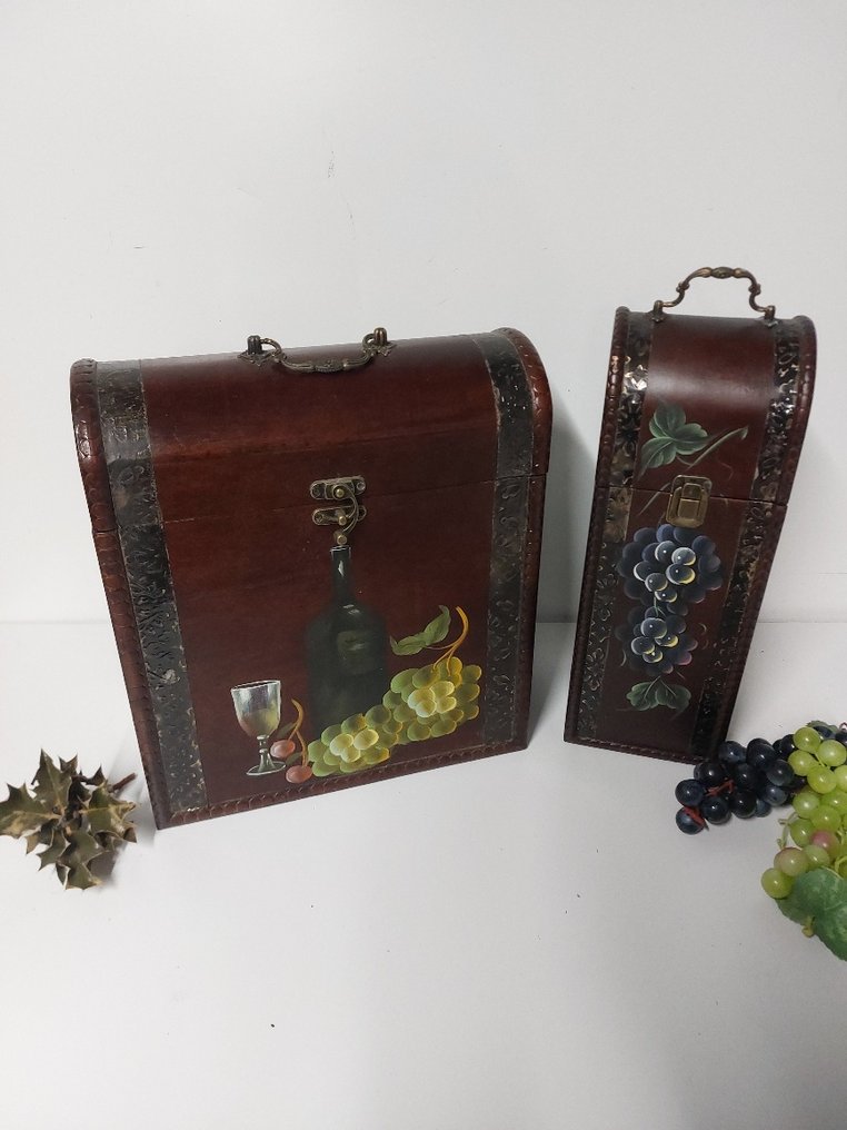 板条箱 (2) - 木 - 葡萄酒箱 行李箱 木头 #1.0