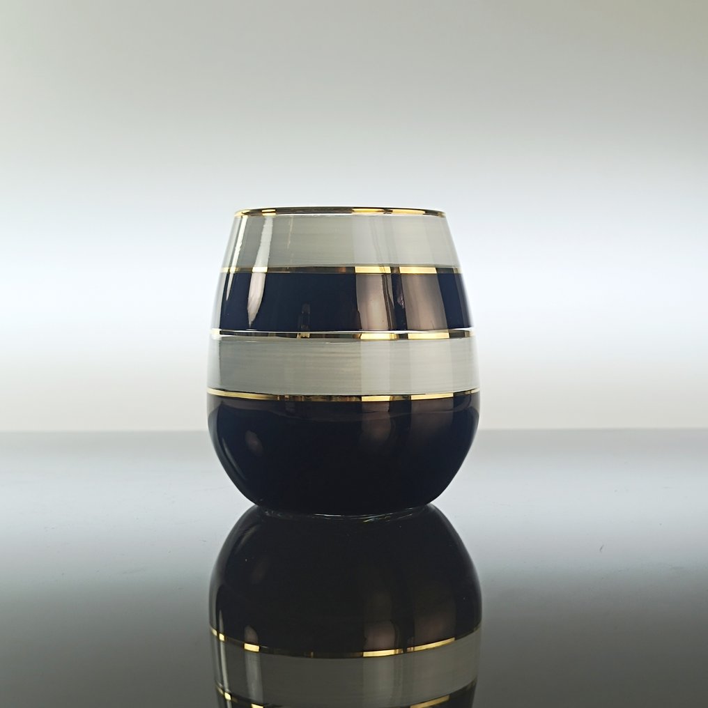 SECOLOVENTESIMO - Σετ ποτού για 6 (6) - Χρυσός 24 καρατίων - Χειροποίητο γυαλί με χρυσά διακοσμητικά #2.1