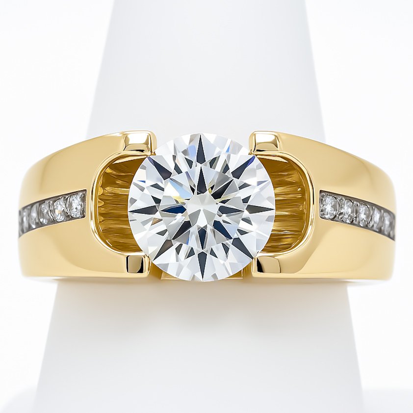 没有保留价 - 戒指 - 14K包金 黄金 -  2.32ct. tw. 钻石 (实验室培育) - 钻石 - IGI- 次日欧盟配送 #2.1