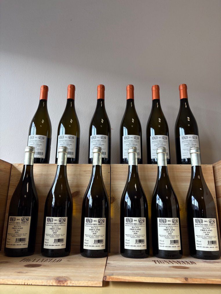 2020 x6 Toc Bas & 2020 x6 Sot lis Rivis, Ronco del Gelso - Friuli-Venezia Giulia - 12 Bottles (0.75L) #3.2