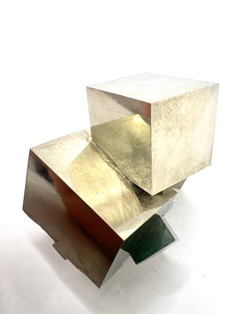 PREMIUM - Wonders - incredible radiant pyrite Crystal cluster - Height: 60 mm - Width: 45 mm- 117 g - (1) #4.3