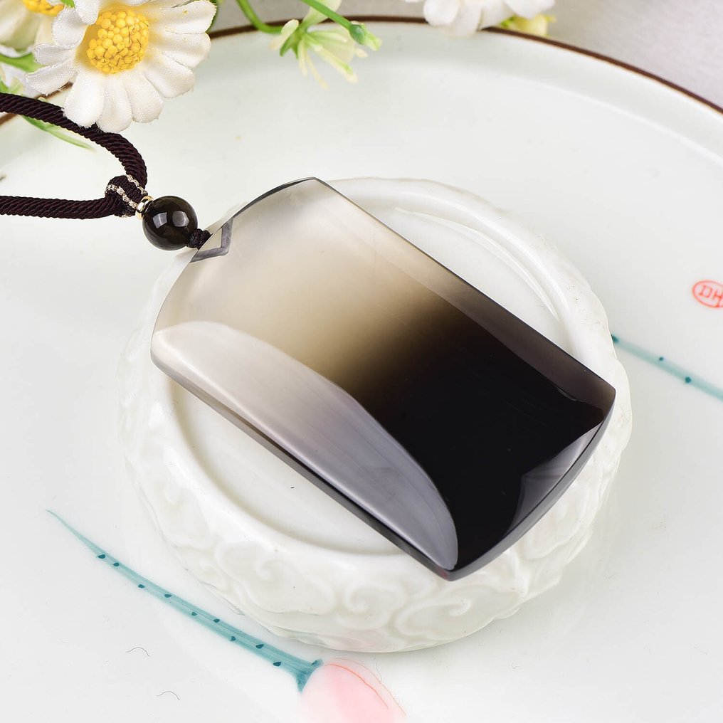 Πιστοποιημένο από ALGT - Μεγάλο και δεξιοτεχνικό κρεμαστό φυσικό χαλαζία με καπνιστό χρώμα. Ένα βαθύ χρώμα ενισχυμένο από εξαιρετική διαύγεια.- 67.8 g #3.2