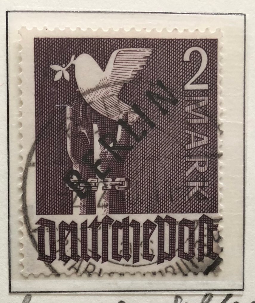 柏林 1949/1990 - 完整盖章收藏，包括所有较好的，如黑/红印刷最高值和块1。 - geprüft Schlegel BPP, im Leuchtturm Klemmbinder #2.1