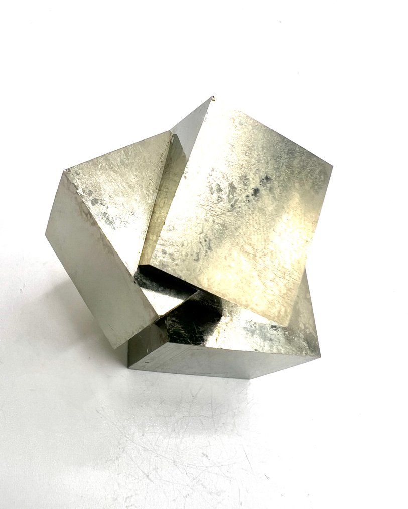 PREMIUM - Wonders - incredible radiant pyrite Crystal cluster - Height: 60 mm - Width: 45 mm- 117 g - (1) #3.2