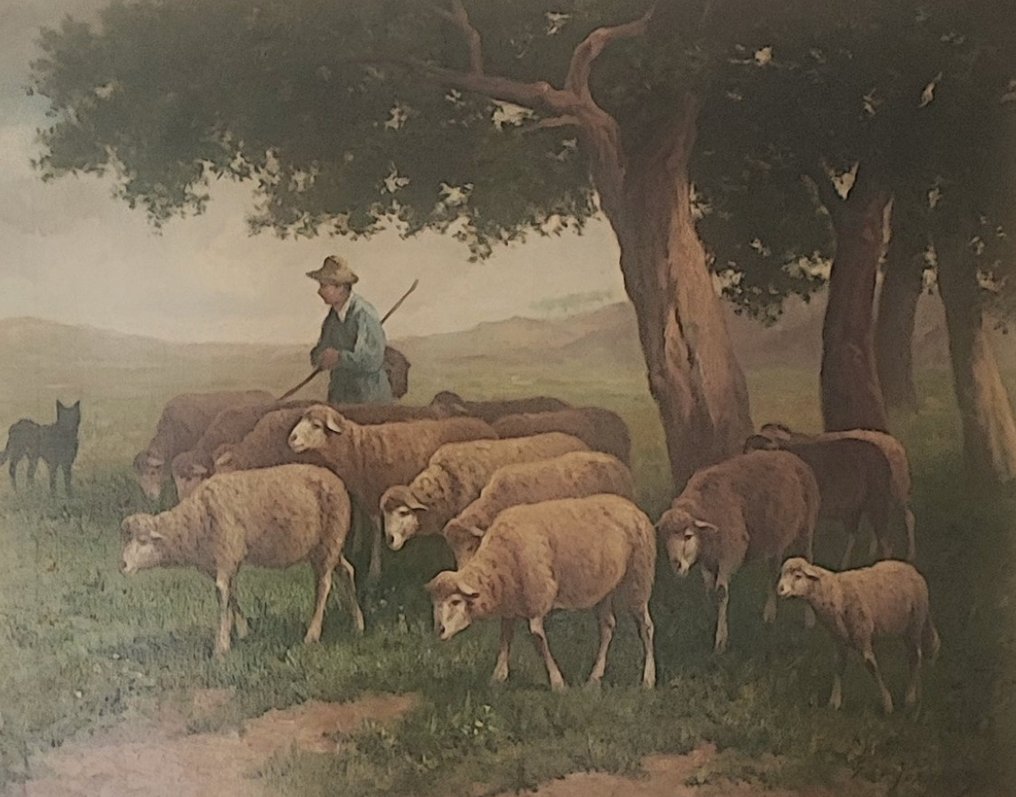 Belgian school (XIX) - Schaapherder #1.0