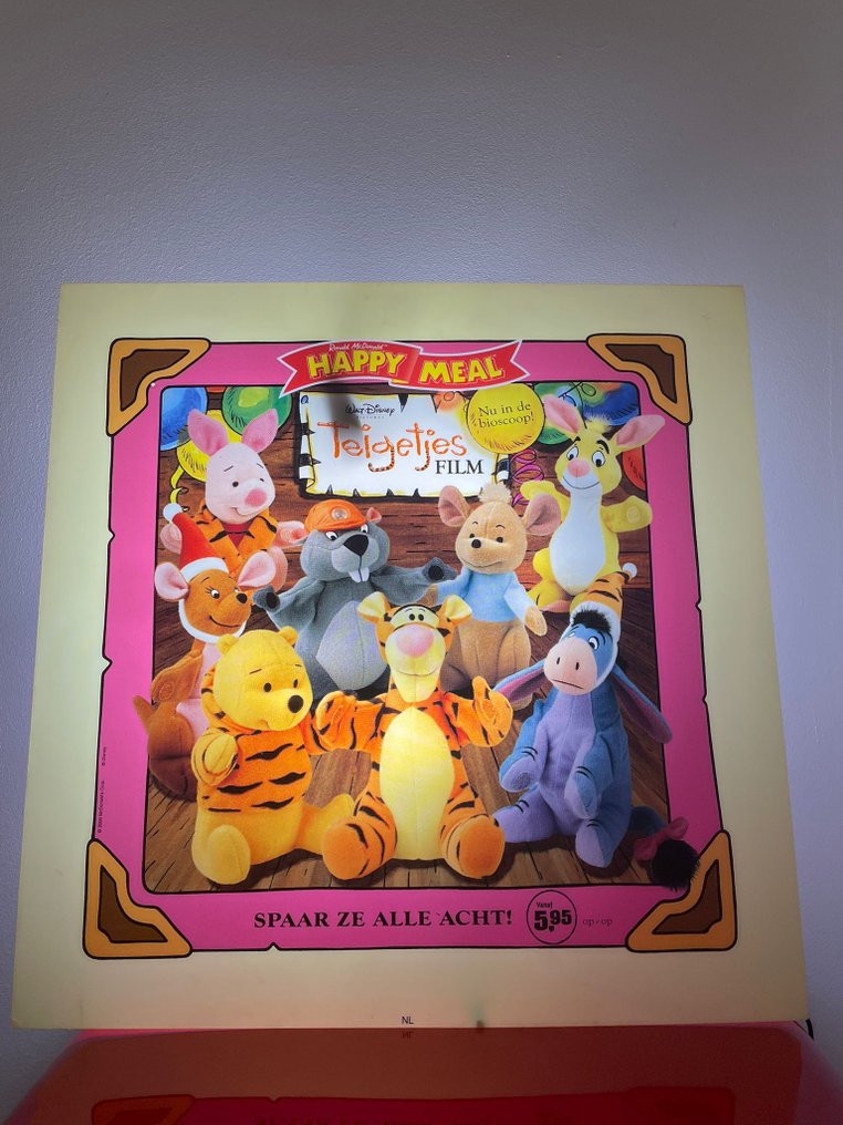 Complete collectie McDonald’s Happy Meal lichtbak borden 1999-2001 – 10 stuks – Zeldzaam - Lichtbak (10) - Plastic #1.0