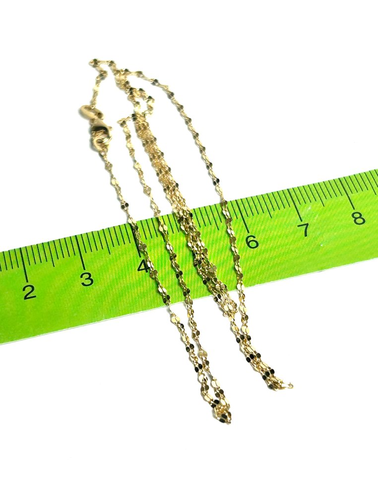 Zonder minimumprijs - Halsketting - 18 karaat Geel goud #2.1