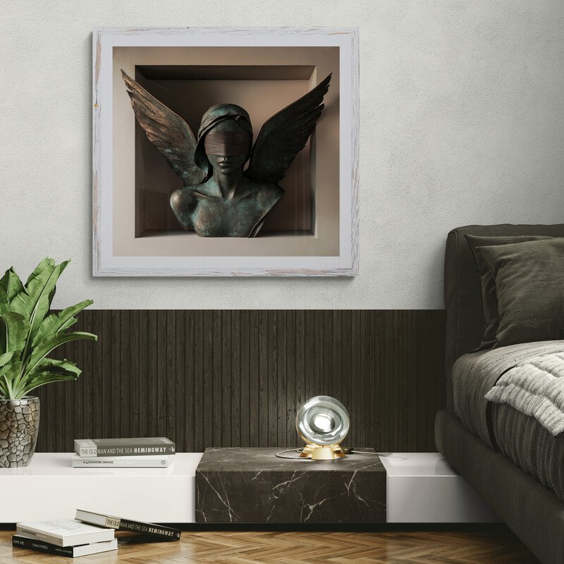 CREATIVE_HUB - Bronze Blindfolded Angel #1.0