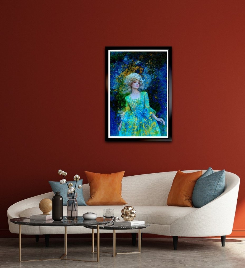 Viet Ha Tran - The blue baroque lady - XL #4.3