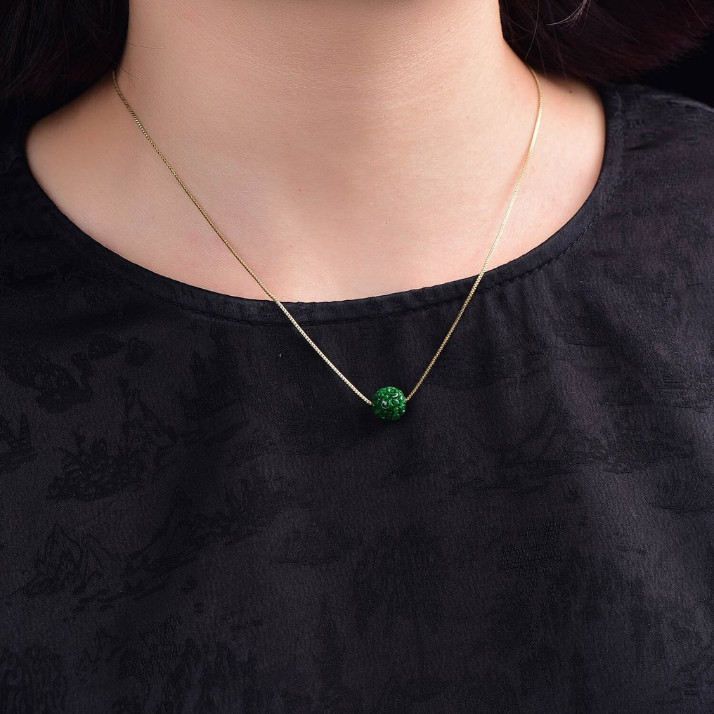 Χωρίς κράτηση - Πιστοποιημένο ALGT - Υψηλής εξ exclusivity φυσική Ζαϊνίτης μενταγιόν Ένα ζωηρό χρώμα, καθαρό από τη γη- 1.46 g #1.0