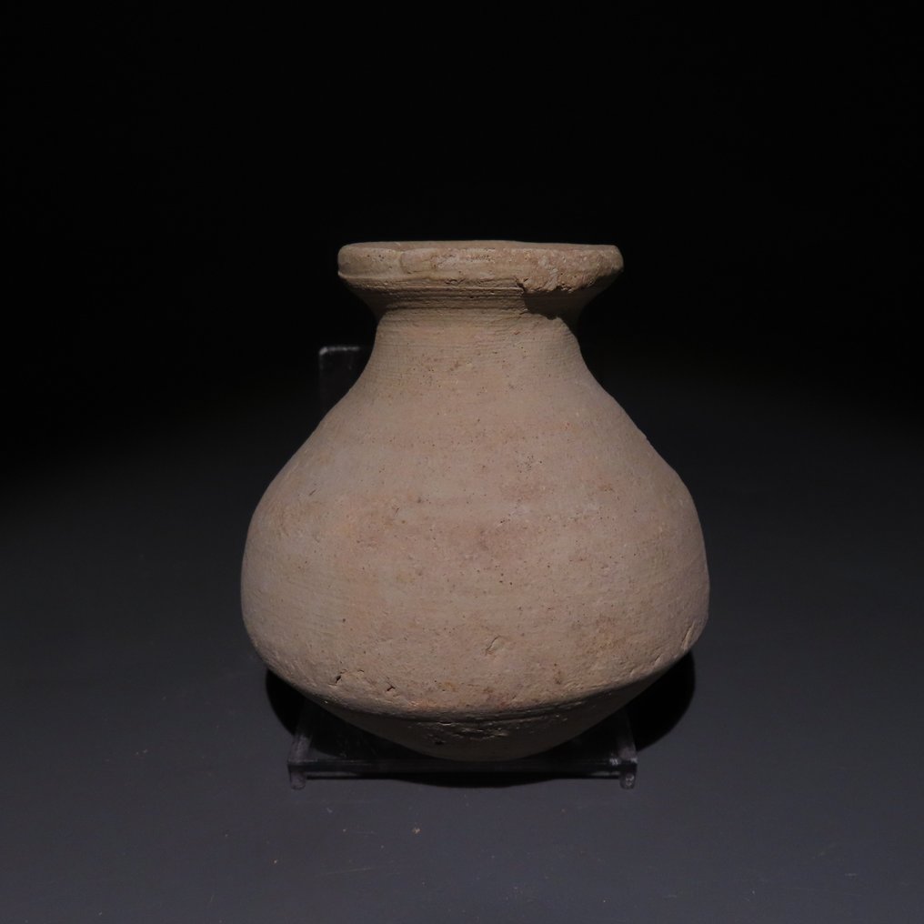 Antico Greco Terracotta Vaso. III secolo a.C. altezza 7 cm. (Senza prezzo di riserva) #2.1