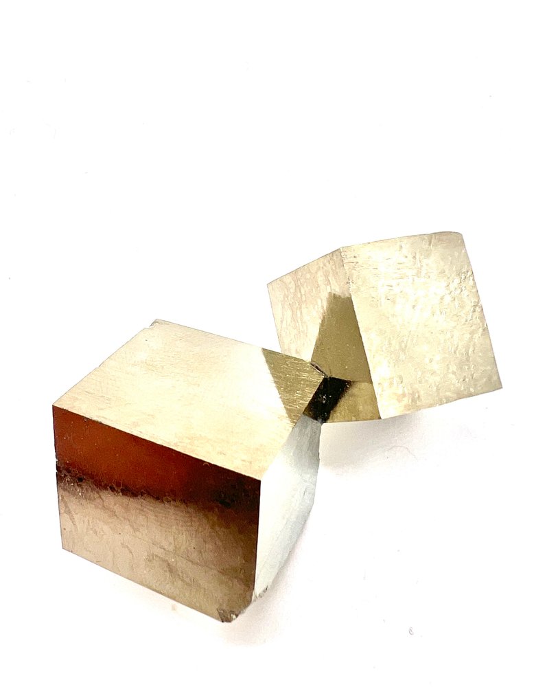 PREMIUM - Wonders - incredible radiant pyrite Crystal cluster - Height: 70 mm - Width: 40 mm- 122 g - (1) #1.0