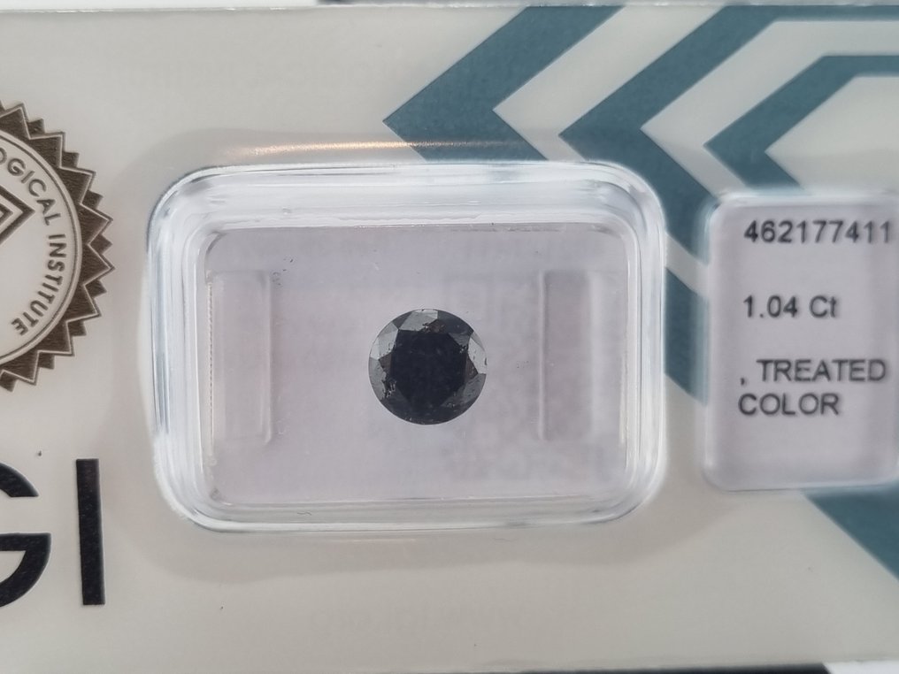没有保留价 - 1 pcs 钻石 (经彩色处理) - 1.04 ct - 实验室报告中未指明 - 国际宝石研究院(IGI) #2.1