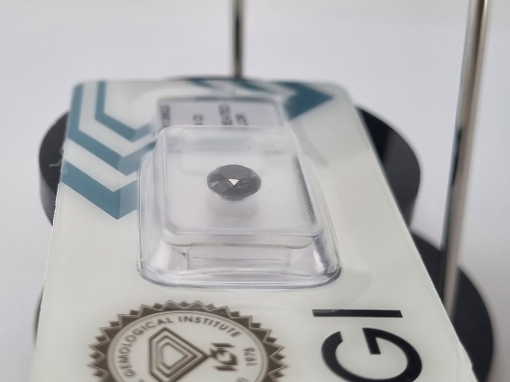 没有保留价 - 1 pcs 钻石 (经彩色处理) - 1.04 ct - 圆形 - 实验室报告中未指明 - 国际宝石研究院(IGI) #4.3
