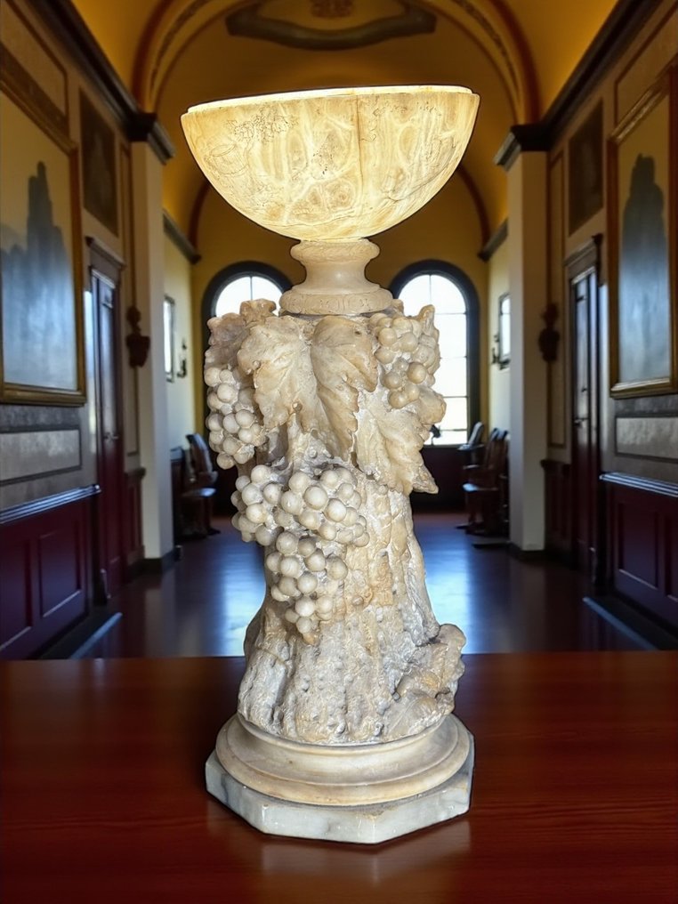 Vas - Alabastru - Vas mitologic Baccanti #1.0