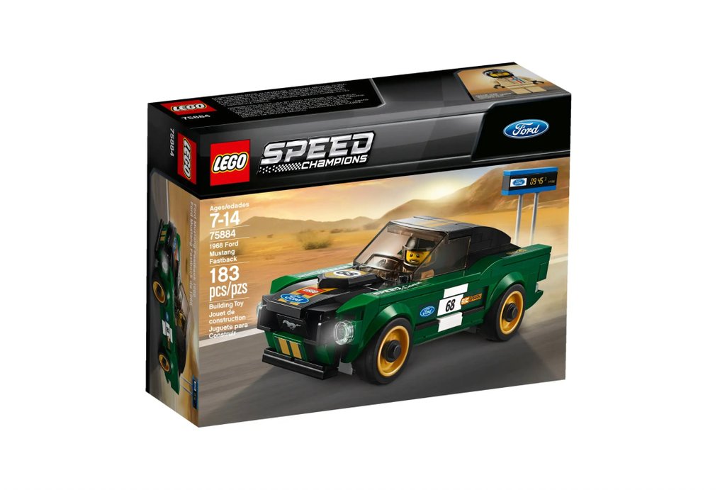 Lego Set - 75884 - Speed Champions - 1968 Ford Mustang Fastback #1.0