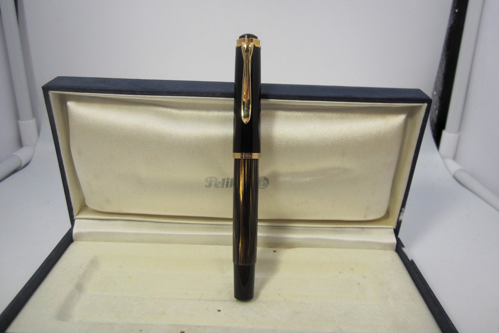 Pregiata Pelikan tartaruga M400 - Pennino in oro 14ct. - Prodotta in Germania - Anni '80 - Fountain pen #3.2