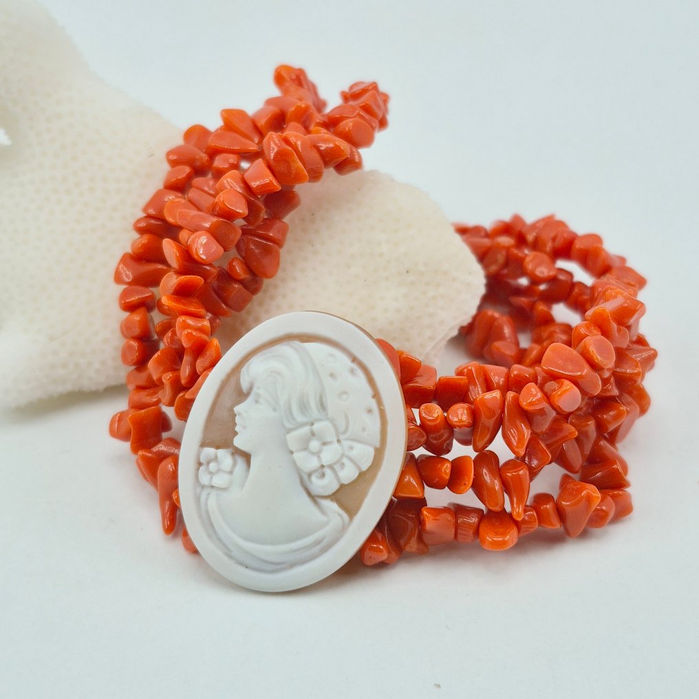 Blodkoral - Sølv - Armbånd - CORALLO MEDITERRANEO #1.0