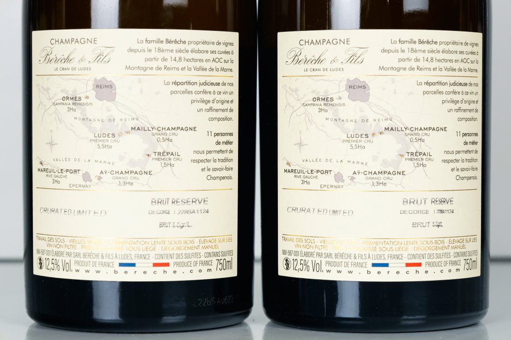Bérêche et Fils, Brut Réserve - Champagne - 2 Pullot (0.7 L) #4.3