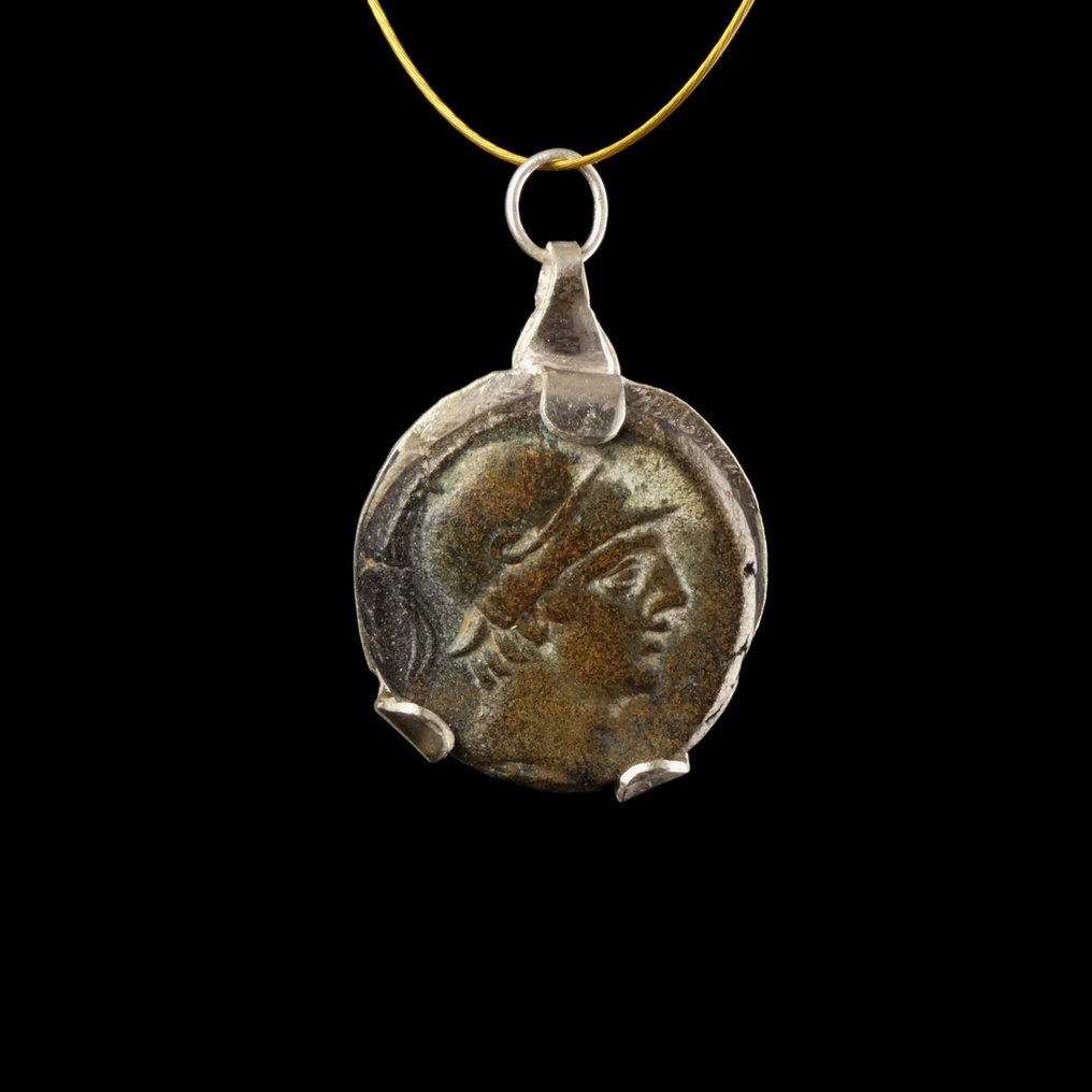 Αρχαία Ελληνική Μενταγιόν με αρχαίο ελληνικό νόμισμα - Μιθραδάτης VI Ευπάτωρ #2.1