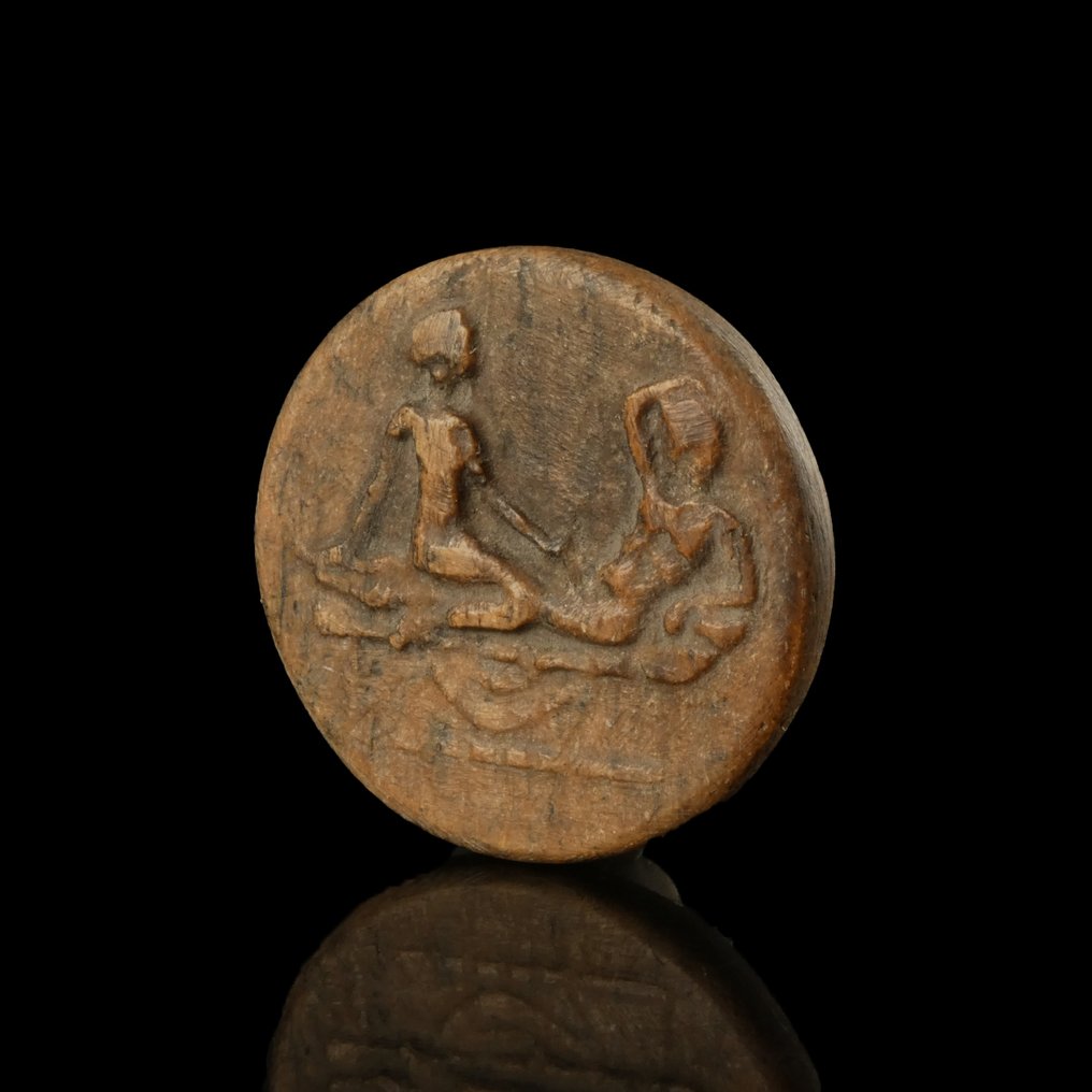 Αρχαία Ρωμαϊκή Οστό Spintria - κουπόνι οίκου ανοχής, εξαιρετικά σπάνιο. #1.0