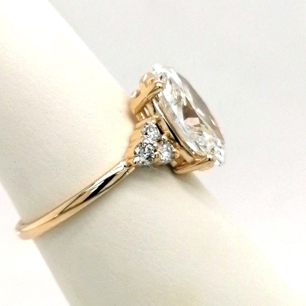 没有保留价 - 戒指 - 14K包金 黄金 - 2.33ct. tw. 钻石 (实验室培育) - 钻石 #4.3