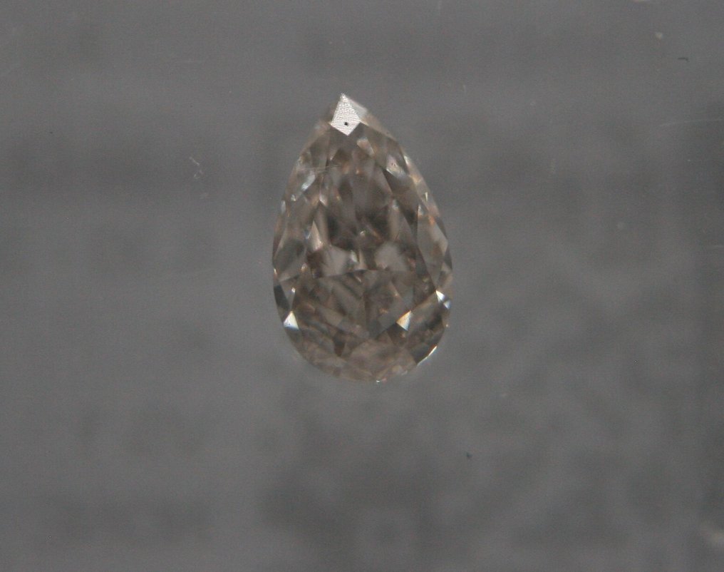 1 pcs Gyémánt (Természetes) - 0.38 ct - Körte - K - VS1 - Nemzetközi Gemmológiai Intézet (IGI) #1.0