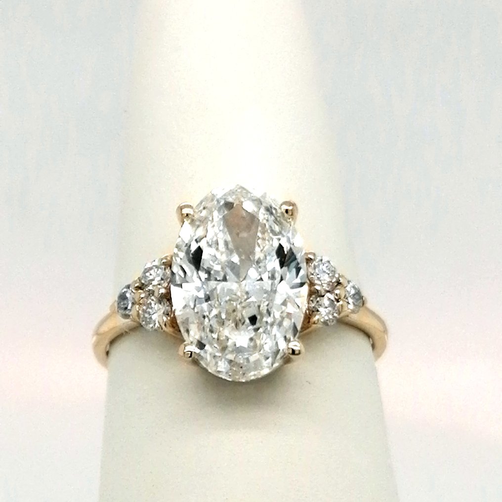 没有保留价 - 戒指 - 14K包金 黄金 - 2.33ct. tw. 钻石 (实验室培育) - 钻石 #2.1