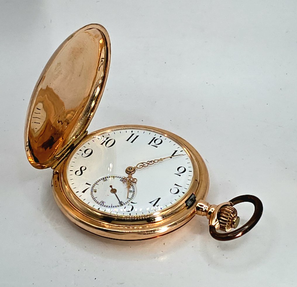 Braunschweig & Hirsch - Manufacture des Montres de Poche Levrette - Savonette 14K Taschenuhr - Schweiz um 1905 - 1900-1949 #1.0