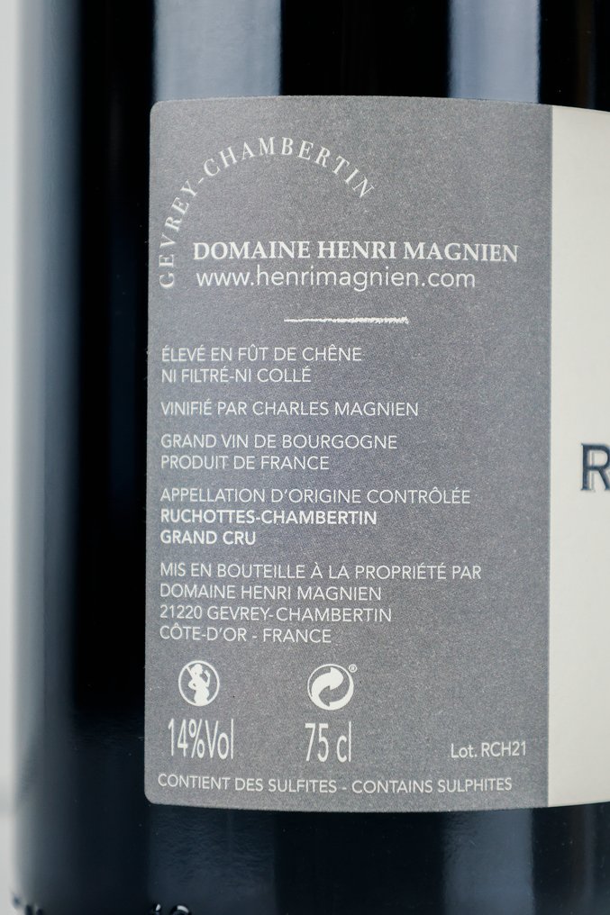 2021 Domaine Henri Magnien - Ruchottes-Chambertin Grand Cru - 1 Φιάλη (0,75L) #2.1