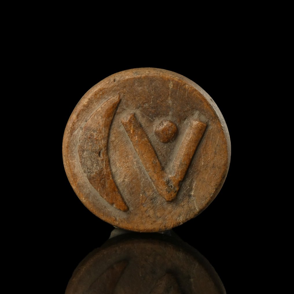 Αρχαία Ρωμαϊκή Οστό Spintria - κουπόνι οίκου ανοχής, εξαιρετικά σπάνιο. #2.1