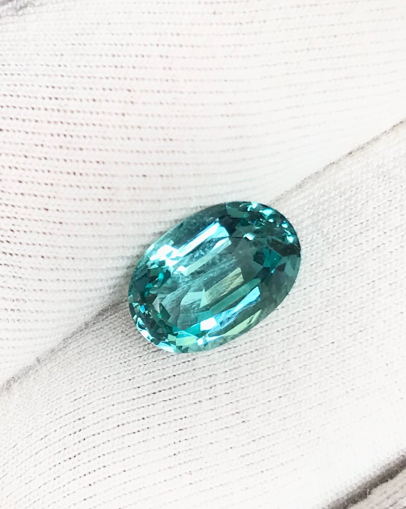 1 pcs Grün, Blau Smaragd - 3.23 ct - International Gemological Institute (IGI) - Höchste saubere Qualität #2.1