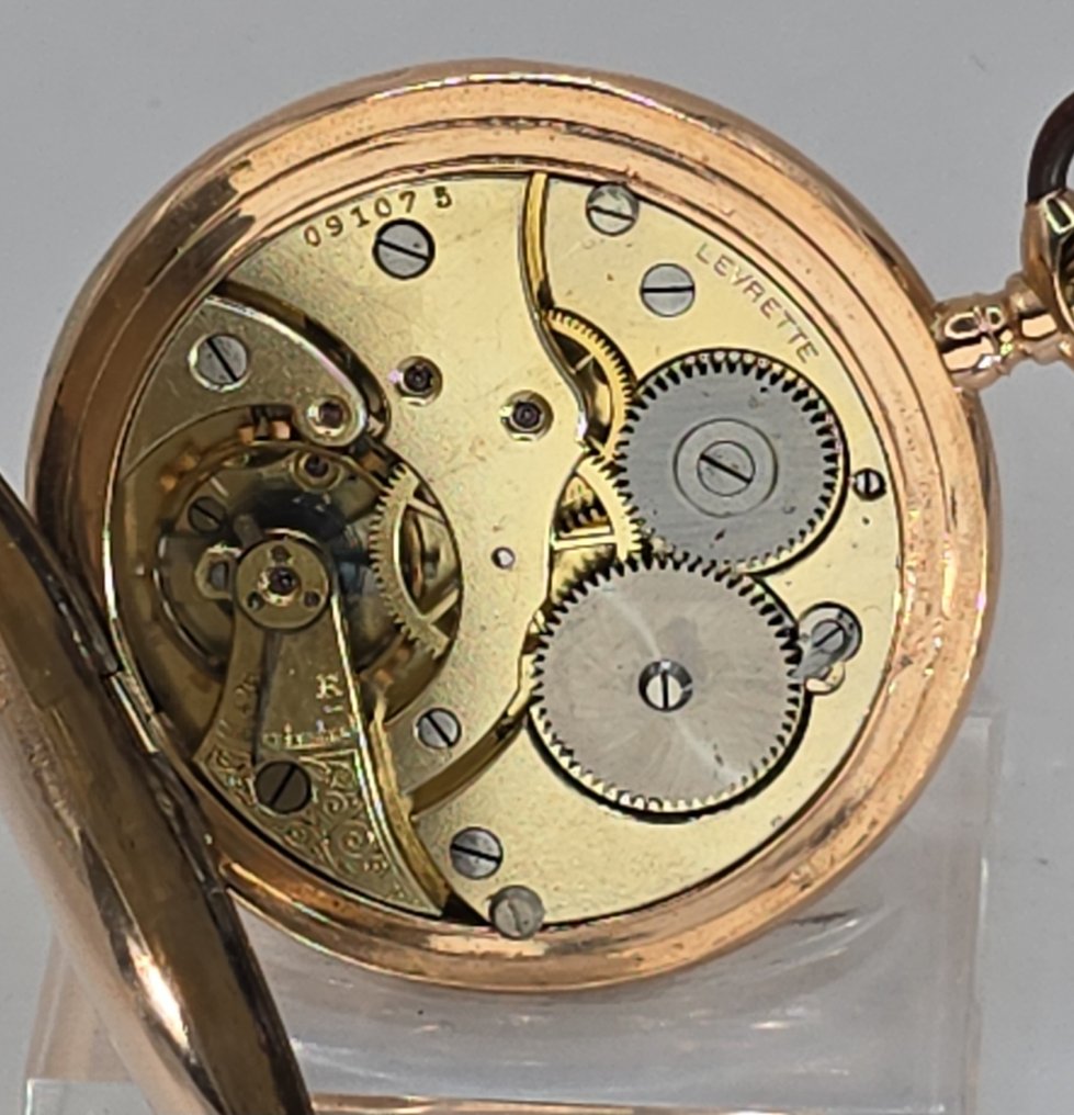 Braunschweig & Hirsch - Manufacture des Montres de Poche Levrette - Savonette 14K Taschenuhr - Schweiz um 1905 - 1900-1949 #4.3