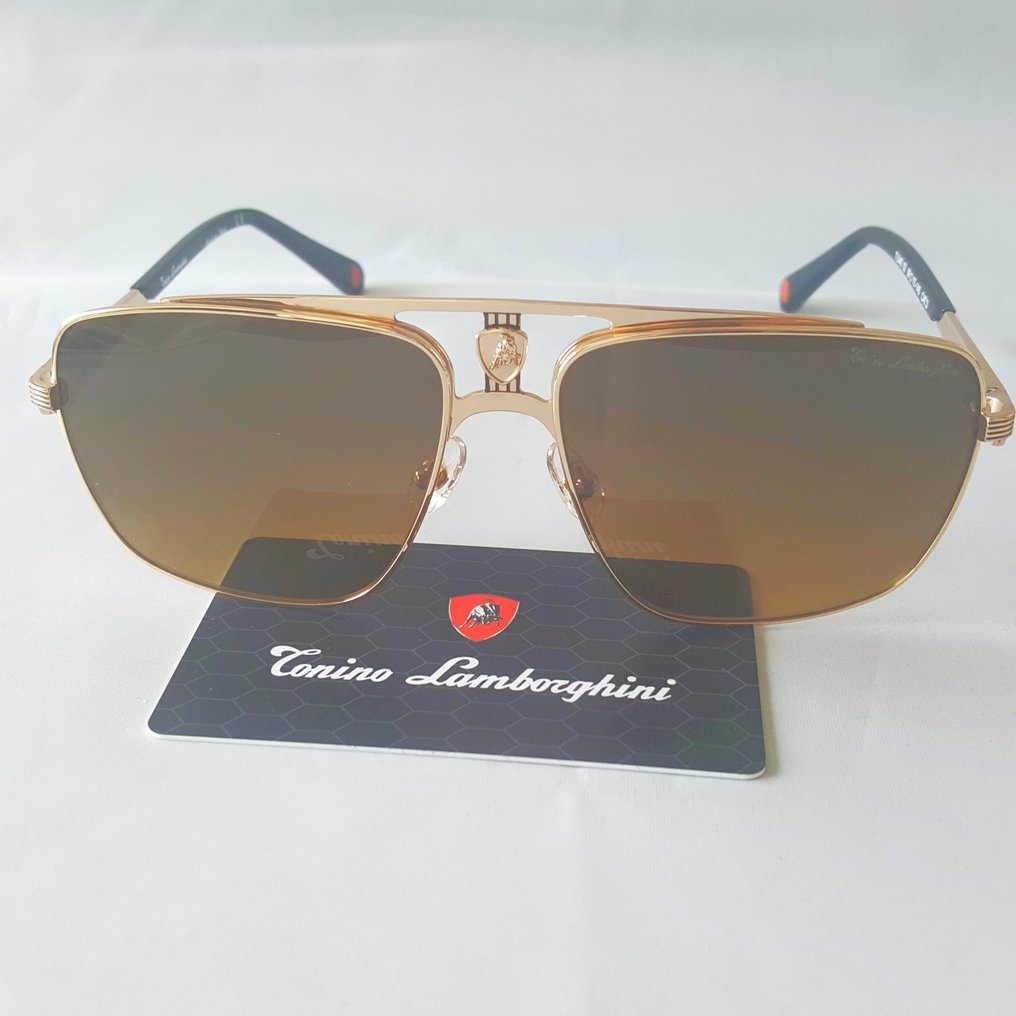 Other brand - Lamborghini - Gold - Aviator - Premium - Rare - New - Aurinkolasit #1.0