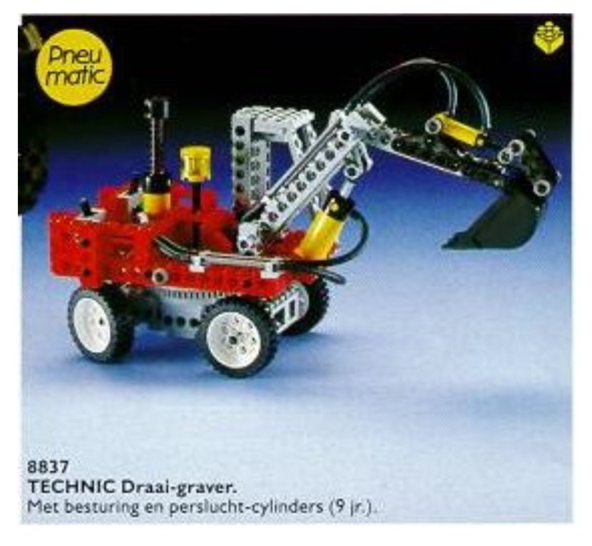 Lego Set - 8837 - Technic - TECHNIC Draai-graver #1.0