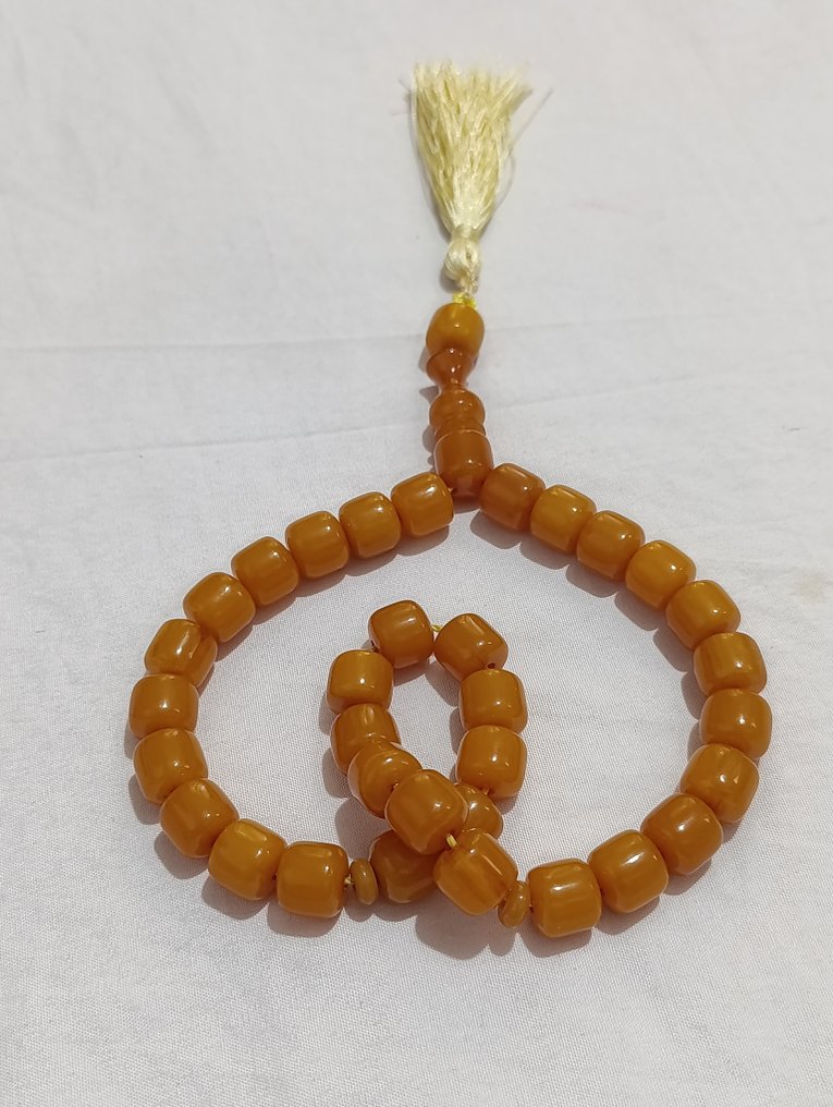  天主教念珠 - 琥珀 - 1980-1990 - 稀有的祈祷念珠  #2.1