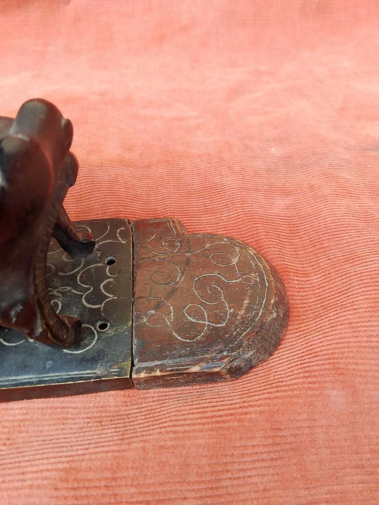 Sculpture, Seated Man - 20 cm - Bronze #4.3